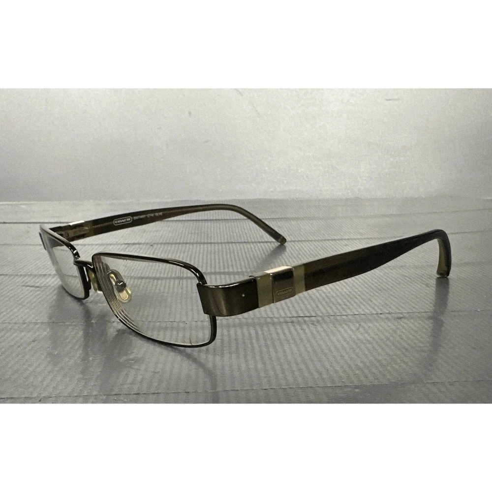 Coach New York Women Glasses Frame Bronze Tone Eyeglasses 52[]16 135